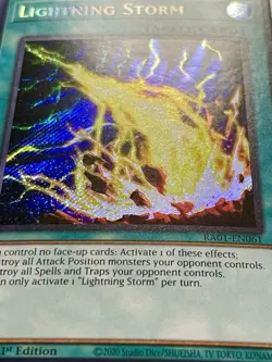 3x Lightning Storm | RA01-EN061 | Secret Rares | NM | 1st Edition | YuGiOh! - Image 2
