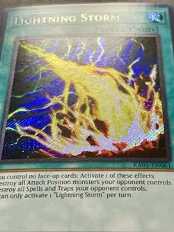 3x Lightning Storm | RA01-EN061 | Secret Rares | NM | 1st Edition | YuGiOh! - Image 4