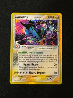 Pokemon TCG Gyarados 8/110 Holo Rare Holon Phantoms NM - Image 1