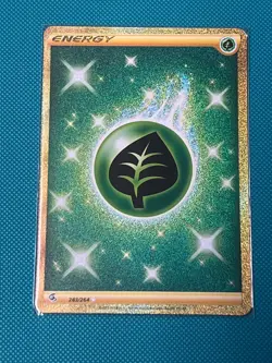 Pokemon Grass Energy (Secret) SWSH08: Fusion Strike 283/264 NM - Image 1