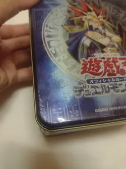 YUGIOH 2004 Japanese booster pack collectors tin (open) black luster tcg rare - Image 3