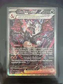 Pokemon TCG Charizard EX Paldean Fates Sir 234/091 Near Mint Condition - Image 1