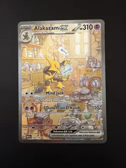 Pokemon TCG Alakazam EX 201/165 Special Illus. Rare Scarlet & Violet 151 SIR - Image 1