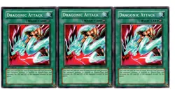 Yugioh- 3X Dragonic Attack - Common - 1st Edition - LON-101 - Near Mint - Image 1