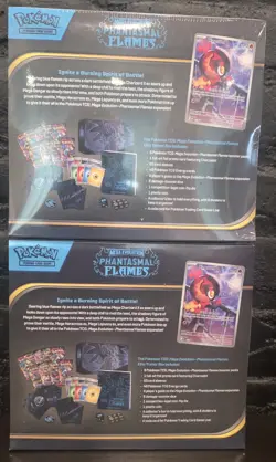 Pokemon Mega Evolutions Phantasmal Flames Elite Trainer Box ETB Sealed LOT OF 2 - Image 2