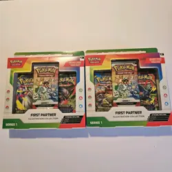 Pokemon TCG First Partner Illustration Collection Series - Set Of 2 - Sealed - Image 1