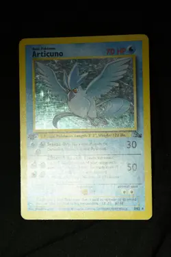 Articuno 1st Edition MP 2/62 Fossil Holo Pokemon TCG - Image 5