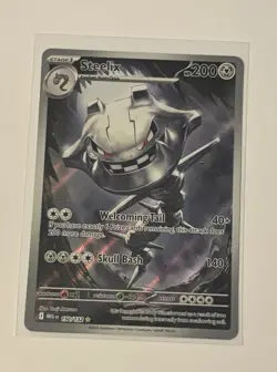 Pokemon Steelix Me01: Mega Evolution 150/132 Illustration Rare Holo - Image 1
