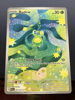 Pokemon Budew 221/217 IR | Pokemon TCG: Ascended Heroes English Near Mint - Image 1