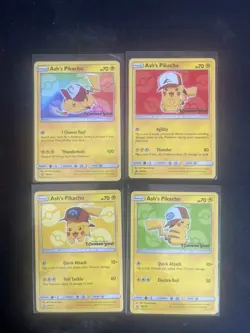 Pokemon Ash’s Pikachu “I Choose You” Promo Complete Set 7 of 7 - Image 2