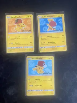 Pokemon Ash’s Pikachu “I Choose You” Promo Complete Set 7 of 7 - Image 4