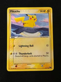 Pokemon TCG Pikachu 12/17 Common POP Series 5 NM - Image 1