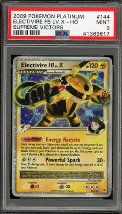 Pokemon Electivire FB Lv.X Supreme Victors Holo Ultra Rare #144 PSA 9 Mint - Image 1