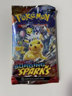 (HEAVY)🔥 Pokemon TCG Surging Sparks Booster Pack Factory Sealed✅ - Image 2