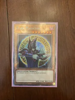 Yugioh - Dark Magician (9th Art) - Platinum Secret - 1st - RA04-EN106 - NM - Image 1