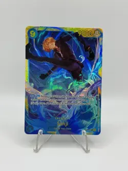 One Piece TCG - Sanji OP06-119 SEC PRB02 Reprint NM+ (Wings of the Captain) Foil - Image 1