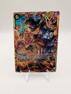One Piece CCG Sabo OP13-120 Secret Rare Near Mint Foil - Image 1