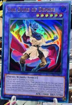 Yugioh The Duke of Demise MZTM-EN033 Ultra Rare 1st Ed Near Mint - Image 1