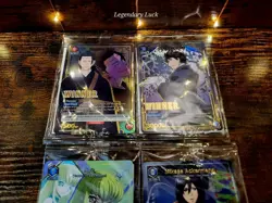 Union Arena Winner Promos - Suguru Geto, Roy Mustang, Mikasa Ackermann & C.C NM - Image 3