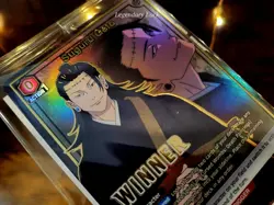 Union Arena Winner Promos - Suguru Geto, Roy Mustang, Mikasa Ackermann & C.C NM - Image 5