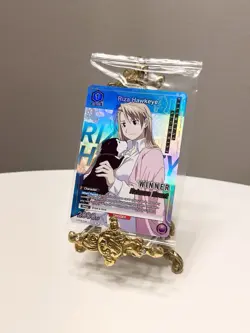 Union Arena Riza Hawkeye WINNER Release Event Promo Fullmetal Alchemist English - Image 3