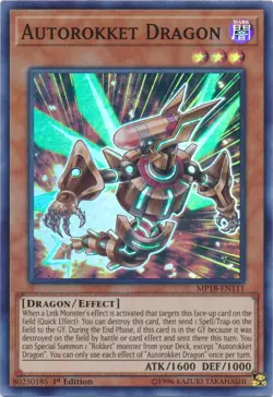 Autorokket Dragon - MP18-EN111 - Super Rare - 1st Edition - Lightly Played - Image 1