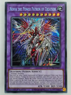 Yu Gi Oh - DUAD-EN033 Nerva The Power Patron Of Creation - Secret Rare - Image 1