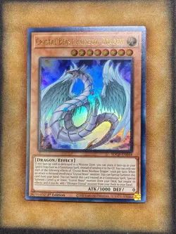 Yugioh Crystal Beast Rainbow Dragon SDCB-EN044 Ultra Rare 1st Ed NM - Image 1
