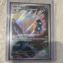 Pokemon Palpitoad Sv: Black Bolt Illustration Rare Holo 104/086 Stage 1 HP 90 - Image 1