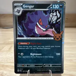 Pokemon Gengar Cosmos Holo Trick or Trade Booster 057/091 2024 - Image 1