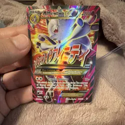 Pokemon M Mewtwo EX Mega 160/162 Breakthrough Full Art Ultra Rare Holo 210 HP - Image 5
