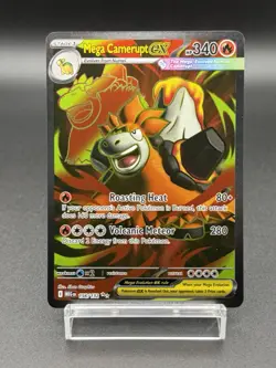 Mega Camerupt ex - 156/132 - ME01: Mega Evolution Ultra Rare Pokemon English - Image 1