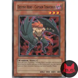 Yugioh Destiny HERO - Captain Tenacious DR04-EN182 Common NM - Image 1