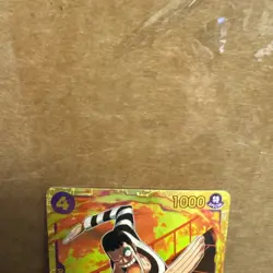 Bandai One Piece Mr.2 Bon.Kurei (Bentham) EB01-061 Foil Character Card Near Mint - Image 2