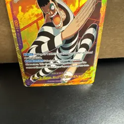 Bandai One Piece Mr.2 Bon.Kurei (Bentham) EB01-061 Foil Character Card Near Mint - Image 3