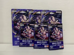 Lot Of 6 Bandai Namco One Piece The Azure Sea's Seven OP14-EB04 English Version - Image 1