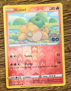 Numel Peelable Ditto Reverse Holo Pokemon Go TCG Card 013/078 Unpeeled NM - Image 1