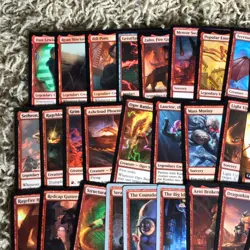 Magic the Gathering 50 Red Rare Card Lot - Image 2