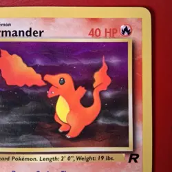 Charmander 50/82 Team Rocket Regular First Edition Pokemon Card Lp WOTC - Image 3