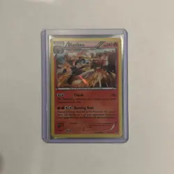 Pokemon TCG Blaziken Reverse Holo Rare Card 14/111 Furious Fists - Image 3
