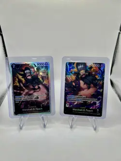 One piece 16-card Super Rare/Leader lot ENGLISH - BLACK - Image 3