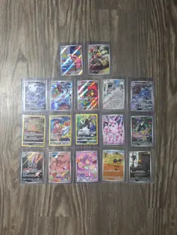 Pokemon TCG 17 Card Lot IRs/ARs English And Japanese Near Mint - Image 1