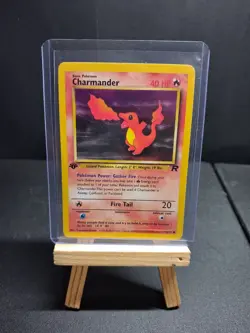 Charmander first edition team rocket 50/82 Pokemon Trading Card Vintage - Image 3