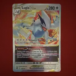 Pokemon Lugia VSTAR 139/195 Ultra Rare Holo Swsh12 Silver Tempest Vstar Card - Image 1