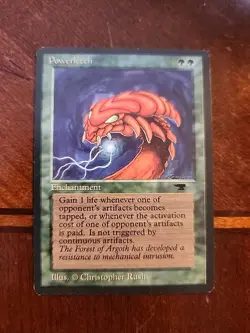 MTG Powerleech Antiquities Magic The Gathering Card - Image 1