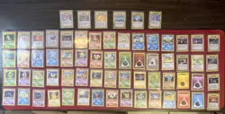 66 Card First Edition French Base Set Pokemon Lot 1999 WOTC Vintage - Image 1