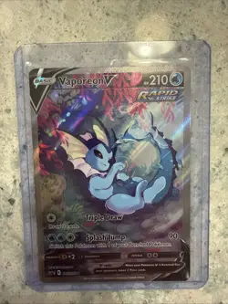Pokemon Vaporeon V SWSH181 Sword & Shield Promo Card Near Mint - Image 1