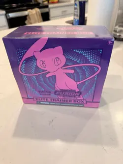 Pokemon Fusion Strike Elite Trainer Box Mew Pokemon TCG Card Game English - Image 1