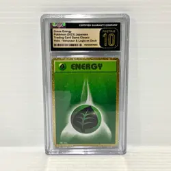 PSA CGC Pristine 10 Grass Energy 2023 Classic Collection Jap Graded Pokemon Card - Image 1