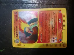 Typhlosion Pokemon 2002 TCG Expedition Set Reverse Holo Card 28/165 Vintage Rare - Image 2